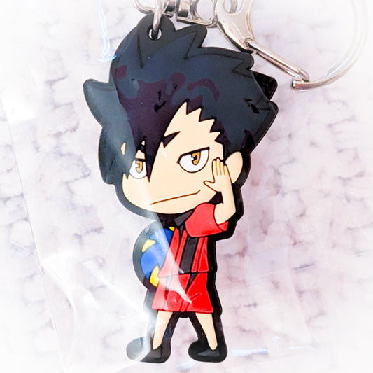 Tetsuro Kuroo - Haikyuu!! Anime Double Sided Rubber Keychain
