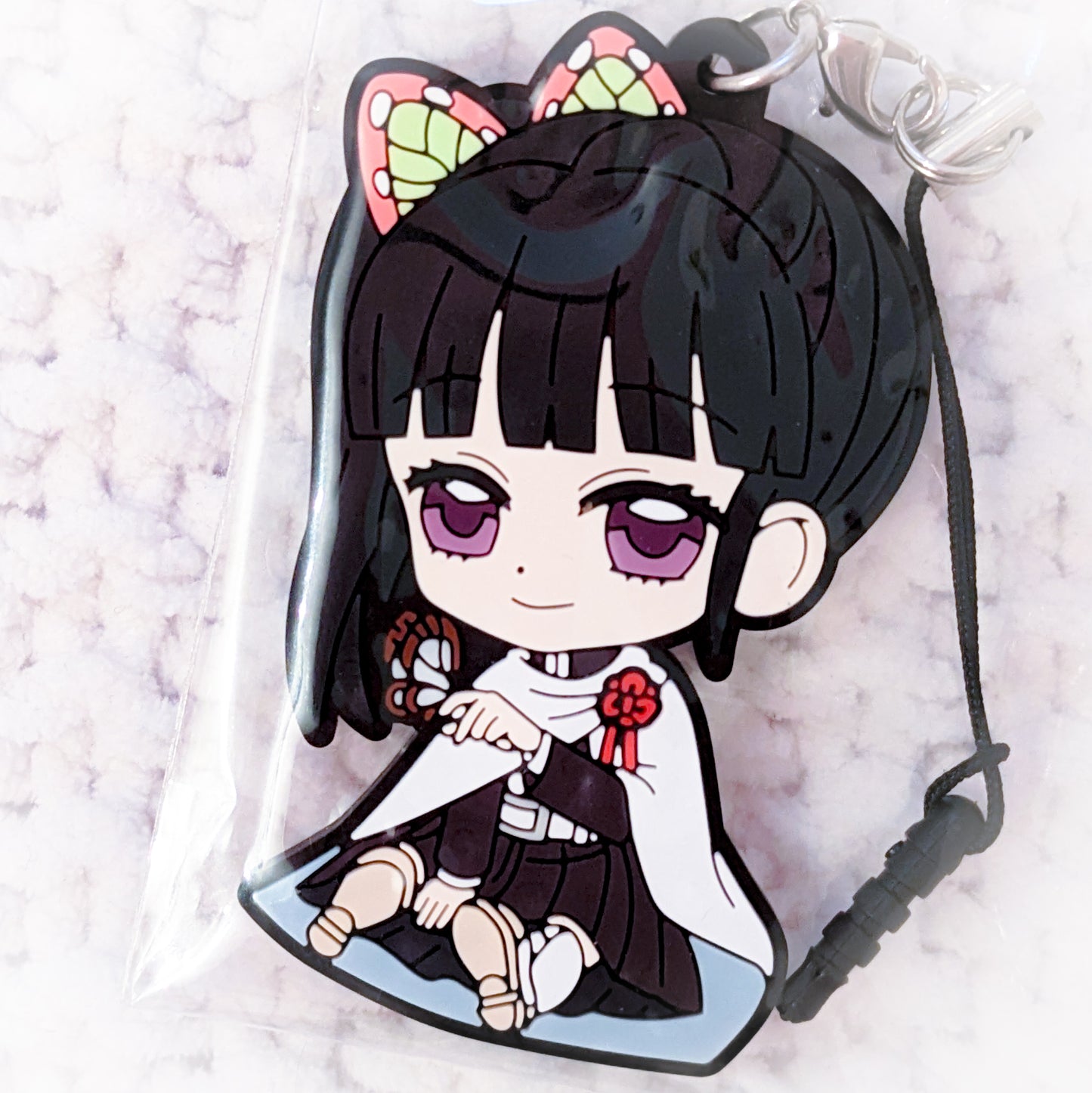 Kanao Tsuyuri - Kimetsu no Yaiba Demon Slayer Earphone Jack Rubber Strap