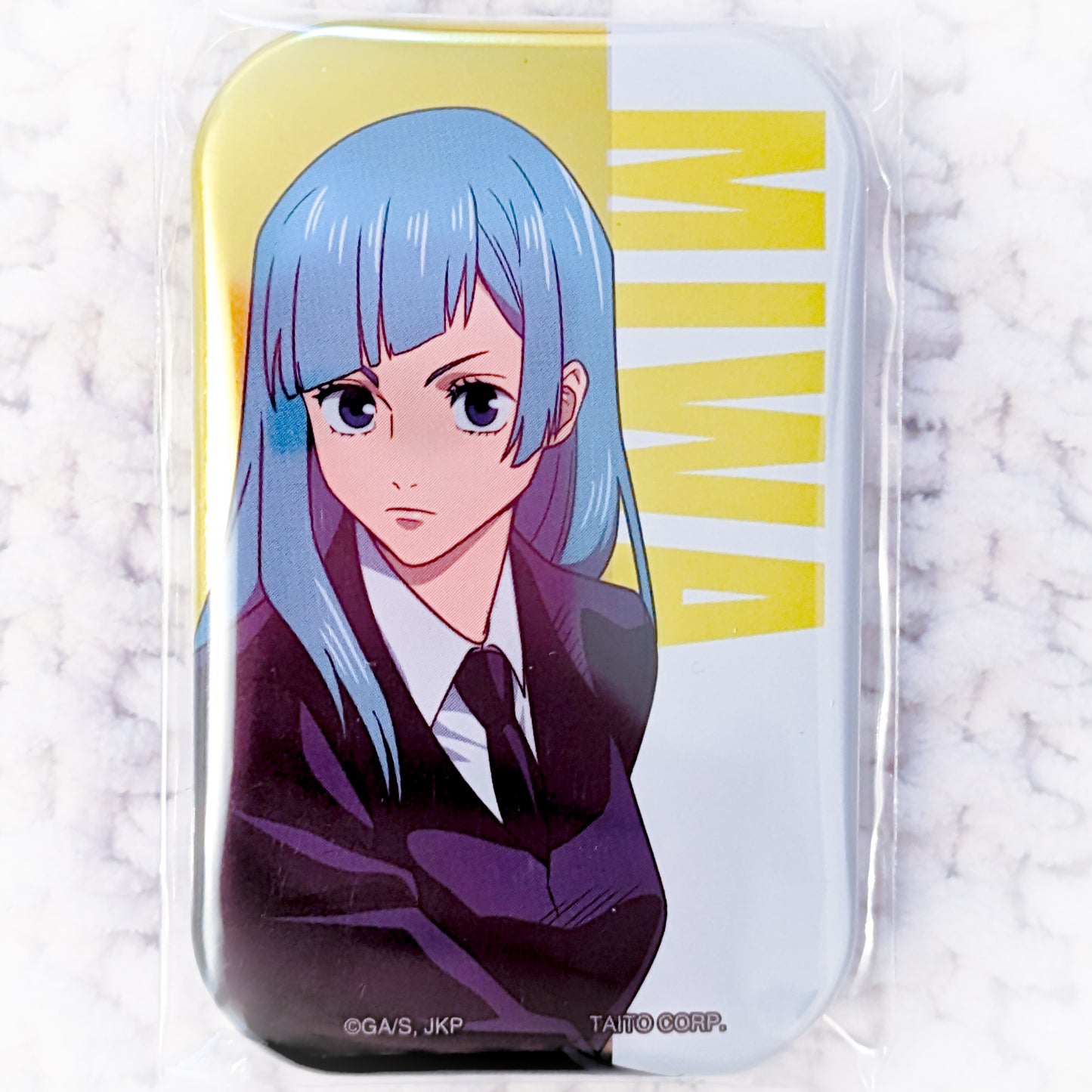Kasumi Miwa - Jujutsu Kaisen Anime Square Pin Badge Button
