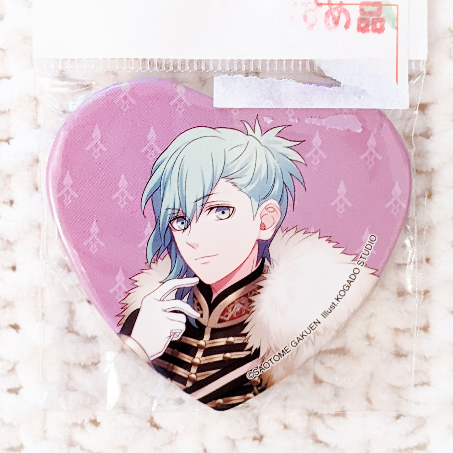 Ai Mikaze - Uta no☆Prince-sama♪ Heart Shaped Can Badge Button Royal Ver.