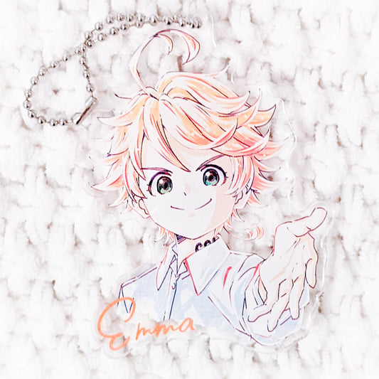 Emma The Promised Neverland Anime Ani-Art Acrylic Keychain (Style A)