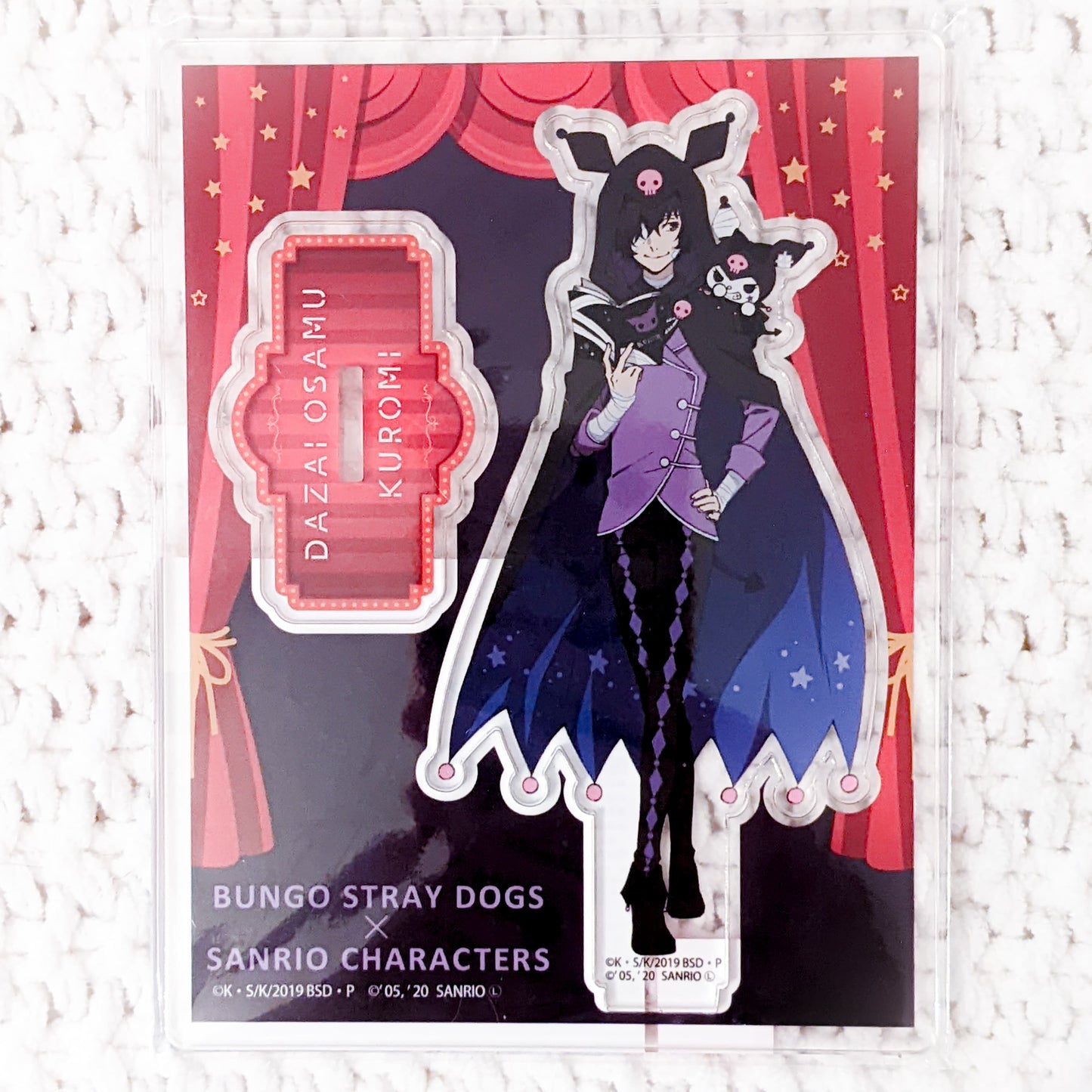 Osamu Dazai x Kuromi Sanrio Bungo Stray Dogs Anime Acrylic Figure Stand
