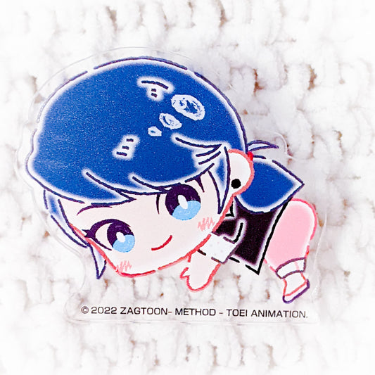 Marinette Dupain-Cheng - Miraculous Ladybug Chibi Acrylic Clip Bandai