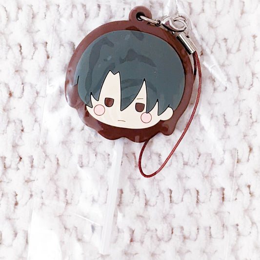 Hatori Sohma Fruits Basket Anime Chocolate Lollipop Rubber Keychain Strap