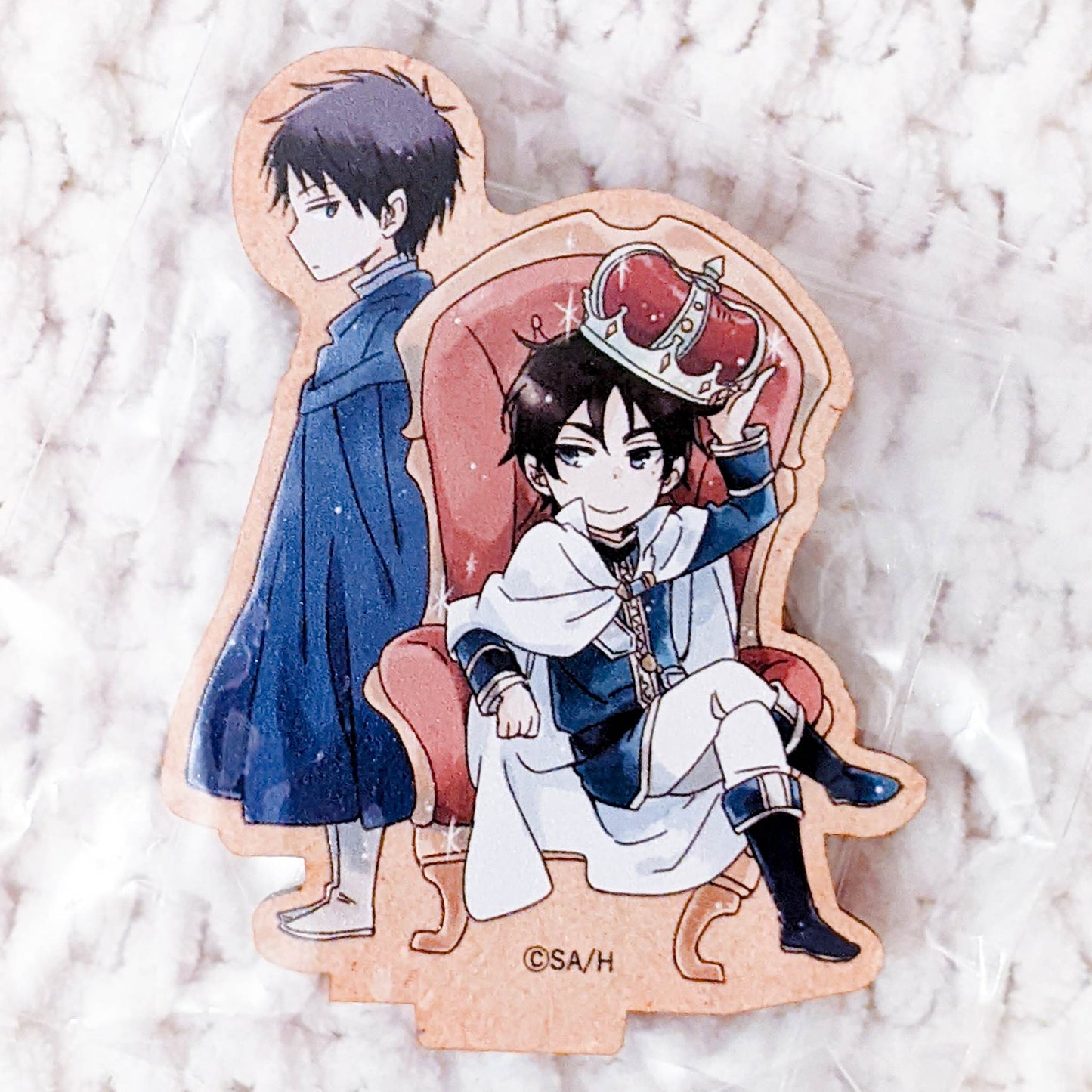 Prince Raj & Sakaki - Snow White With The Red Hair Anime Wooden Stand