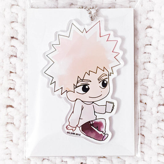 Teruki (Teru) Hanazawa - Mob Psycho 100 x Cafe Honpo Anime Acrylic Keychain