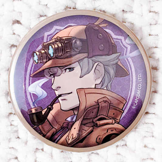 Herlock Sholmes - The Great Ace Attorney Chronicles Pin Badge Button