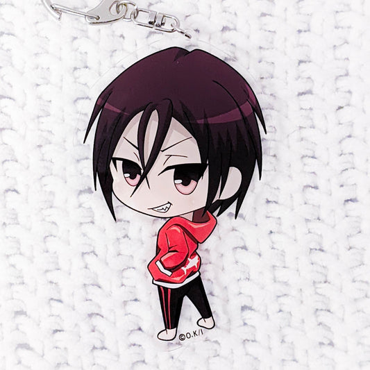 Rin Matsuoka Free! Swim Club Acrylic Keychain