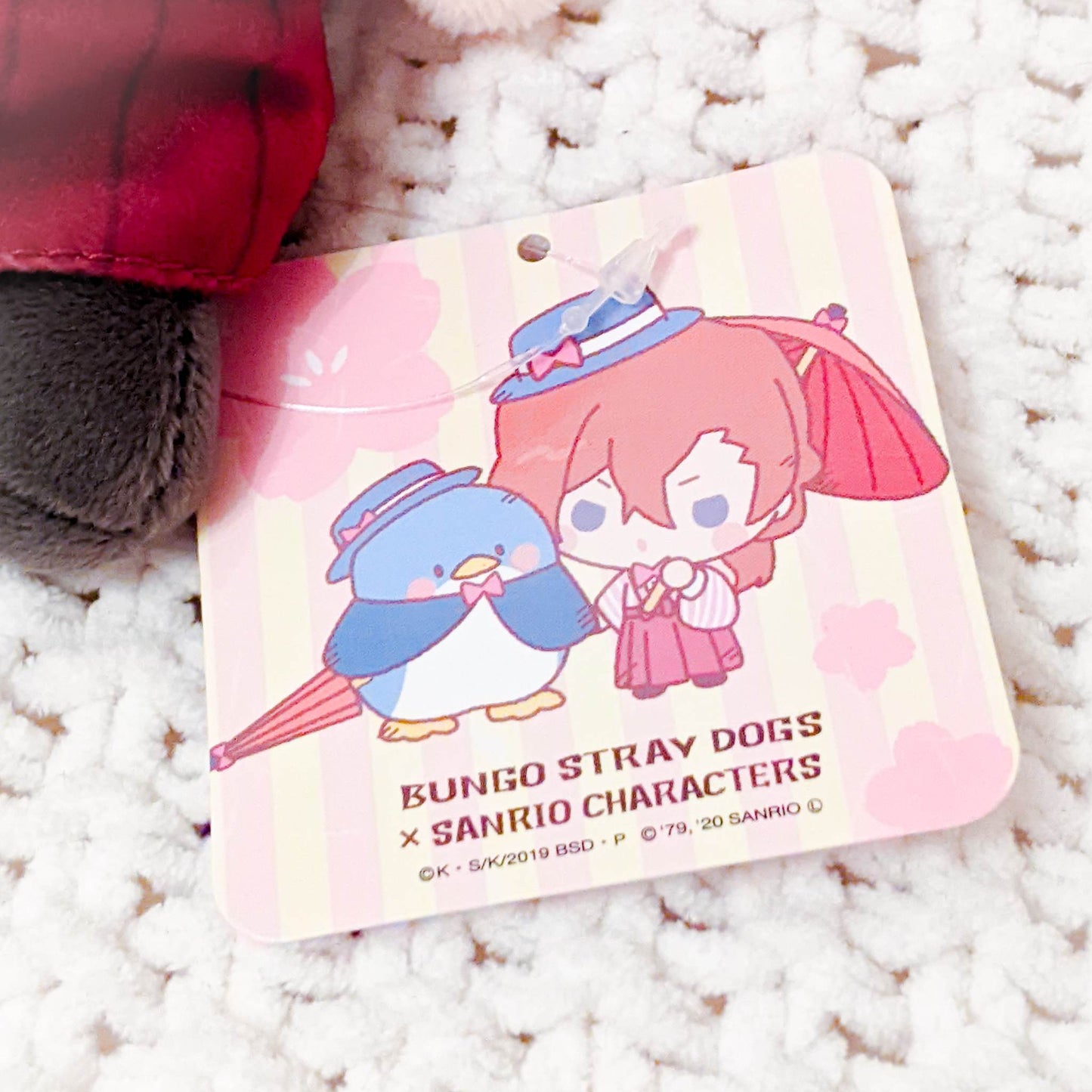 Chuya Nakahara & Tuxedo Sam - Bungo Stray Dogs x Sanrio Collab Mini Plush