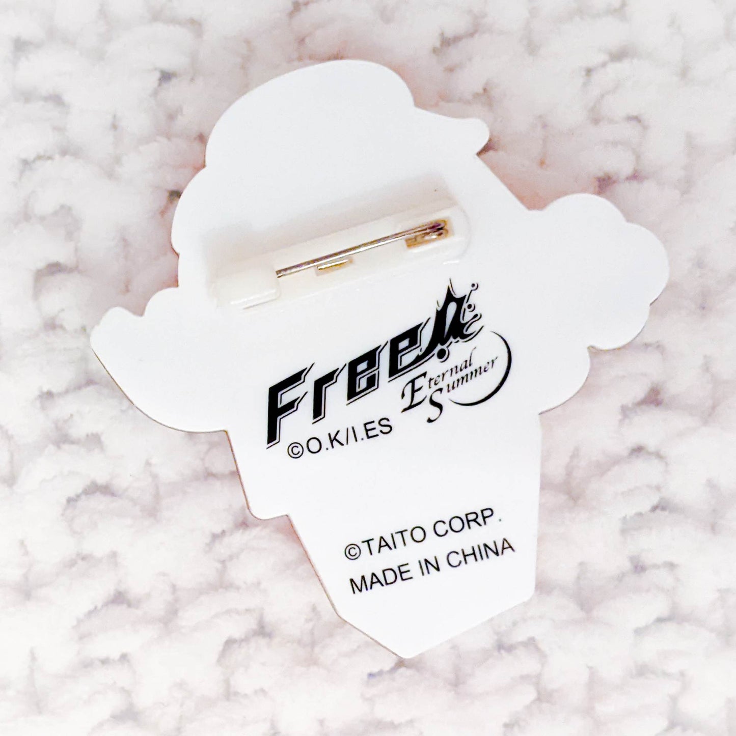 Momotarou Mikoshiba Free! Eternal Summer Cafe Acrylic Pin Badge