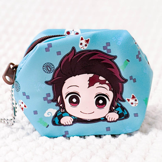 Tanjiro Kamado - Demon Slayer Kimetsu no Yaiba Mini Keychain Coin Purse