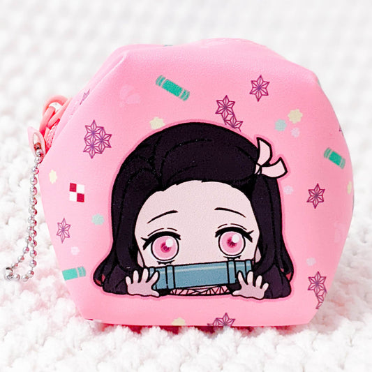 Nezuko Kamado - Demon Slayer Kimetsu no Yaiba Mini Keychain Coin Purse