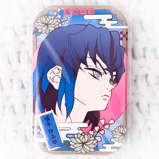 Inosuke Hashibira - Demon Slayer Kimetsu no Yaiba Square Pin Badge Button