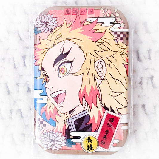 Kyojuro Rengoku - Demon Slayer Kimetsu no Yaiba Square Pin Badge Button