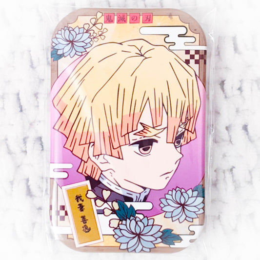 Zenitsu Agatsuma - Demon Slayer Kimetsu no Yaiba Square Pin Badge Button