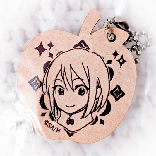 Shirayuki - Snow White With The Red Hair Anime Apple Wooden Charm Keychain