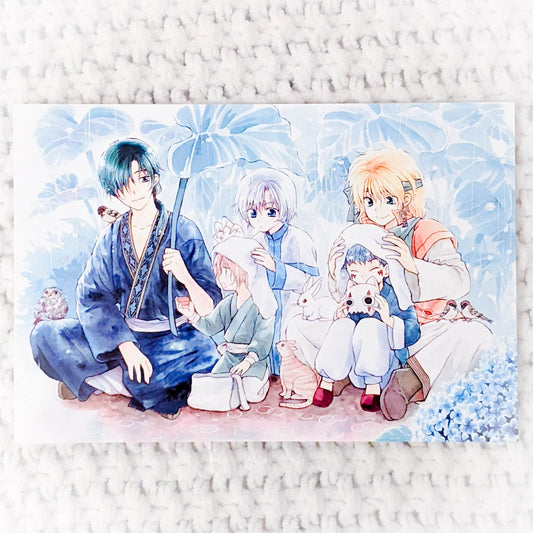 Jaeha Gija Sinha & Zeno (The Four Dragons) - Yona of the Dawn Manga Art Card