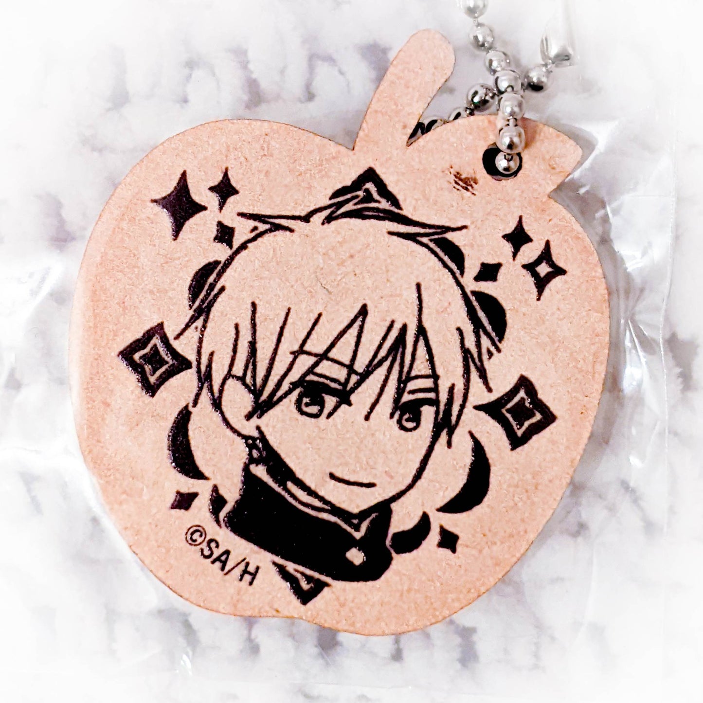 Prince Zen Wisteria - Snow White With The Red Hair Anime Apple Wooden Charm Keychain