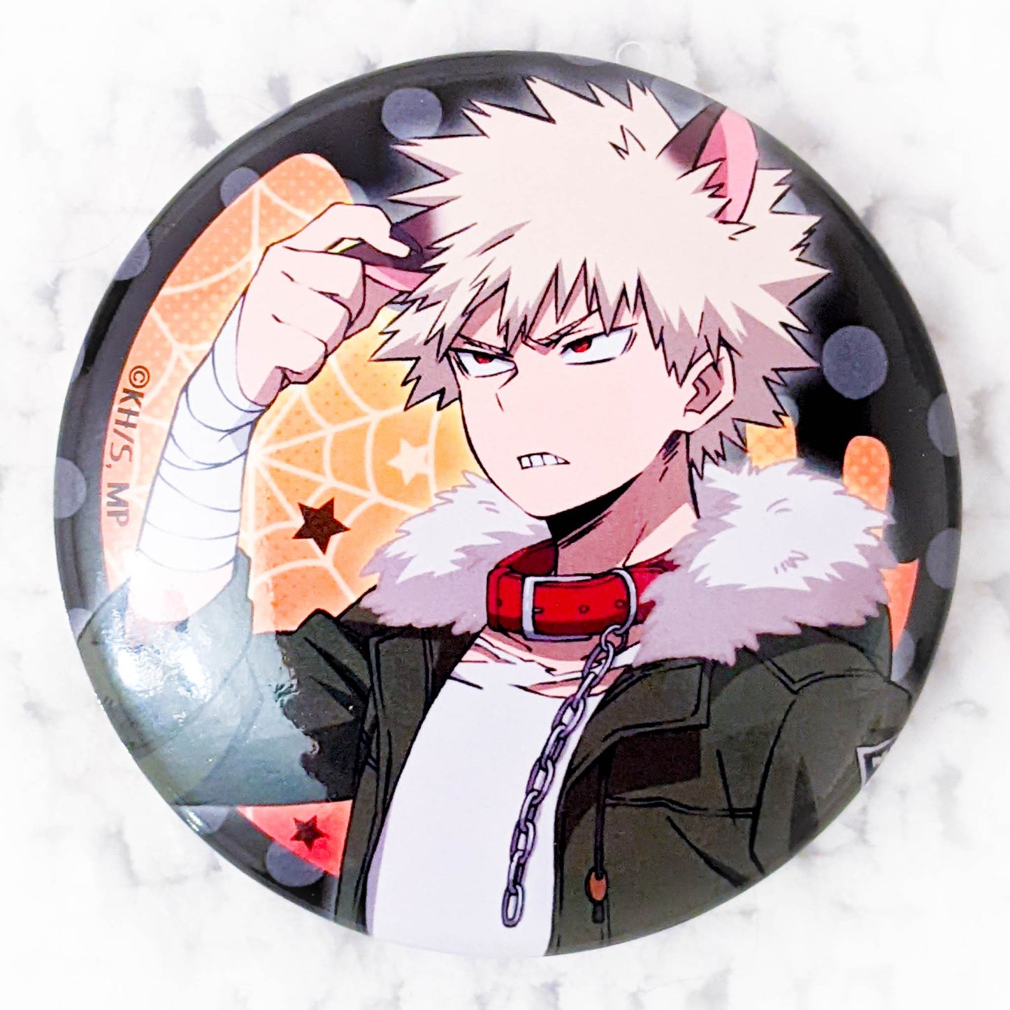 Katsuki Bakugo - My Hero Academia Anime Halloween ver. Pin Badge Button