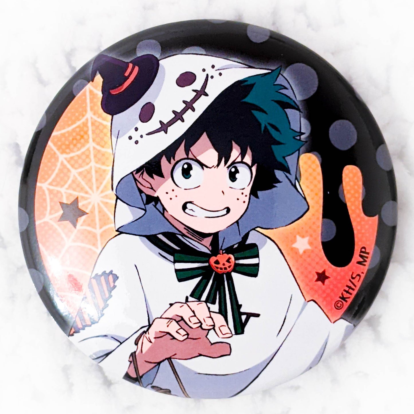 Izuku Midoriya (Deku) - My Hero Academia Anime Halloween ver. Pin Badge Button
