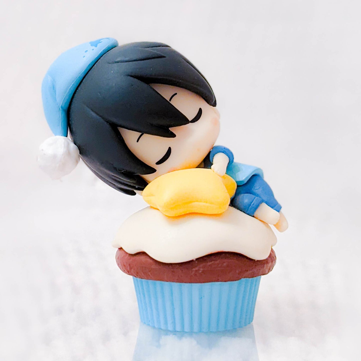 Haruka Nanase - Free! Iwatobi Swim Club Anime Chibi Cupcake Figure