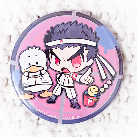 Ishimaru Kiyotaka Ahiru no Pekkle Danganronpa Sanrio Anime Pin Back Button Badge