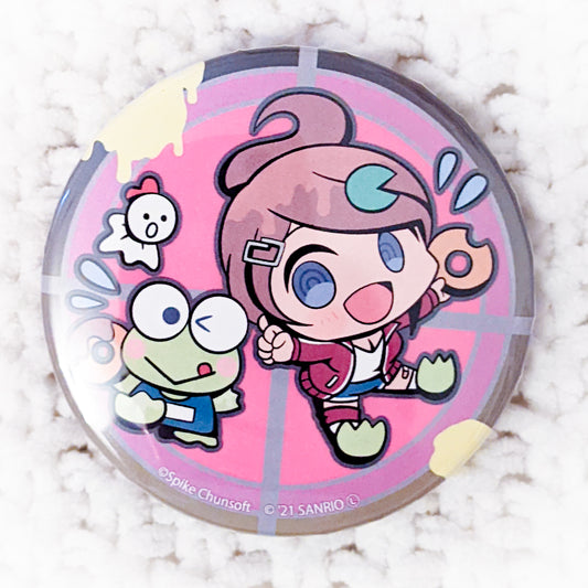 Aoi Asahina x Keroppi Danganronpa Sanrio Anime Pin Back Button Badge