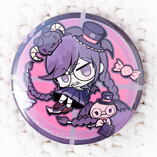 Toko Fukawa x Berry & Cherry Danganronpa Sanrio Anime Pin Back Button Badge