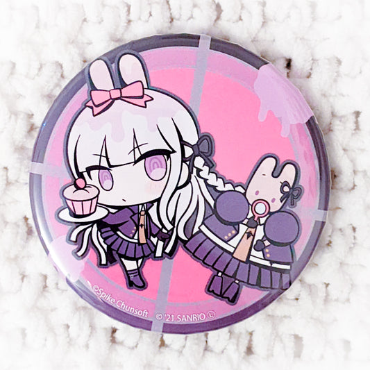 Kirigiri Kyouko x Marron Cream Danganronpa Sanrio Anime Pin Back Button Badge