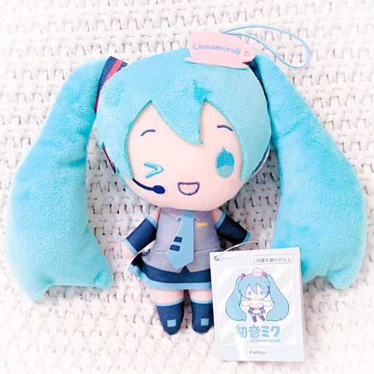 Hatsune Miku x Cinnamoroll Sanrio Vocaloid Stuffed Plush Strap