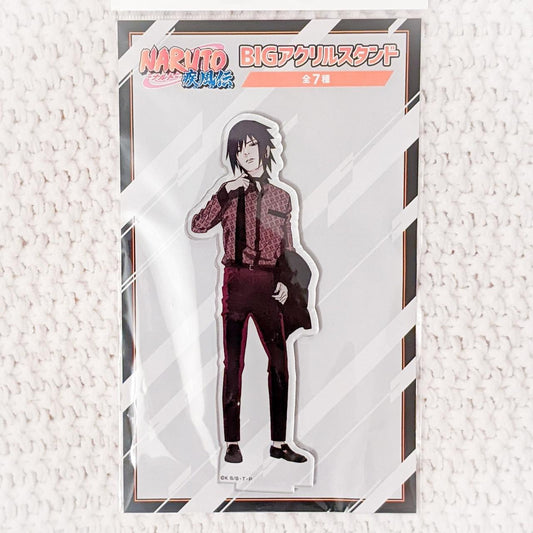 Sasuke Uchiha Naruto Shippuden Anime Suit Big Acrylic Figure Stand