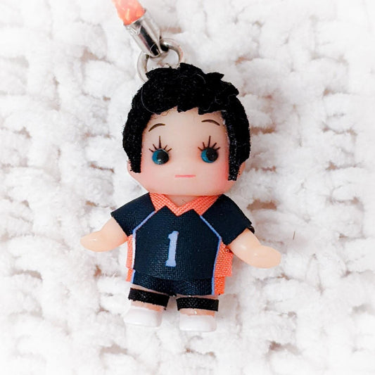 Daichi Samawura Haikyuu Anime Kewpie Doll Figure Keychain Strap