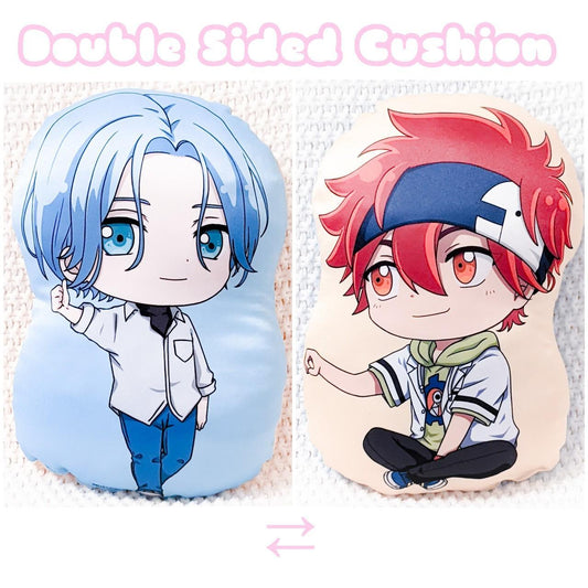 Reki & Langa Blossom SK8 The Infinity Anime Plush Double Sided Pillow Cushion