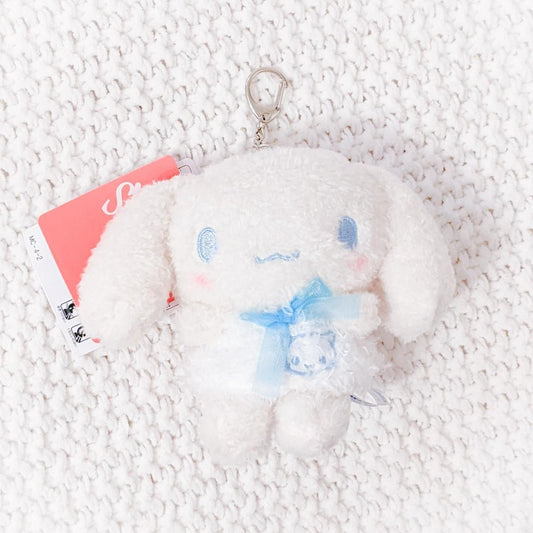 Cinnamoroll Sanrio Characters Relax Series Kawaii Stuffed Plush Keychain Japan