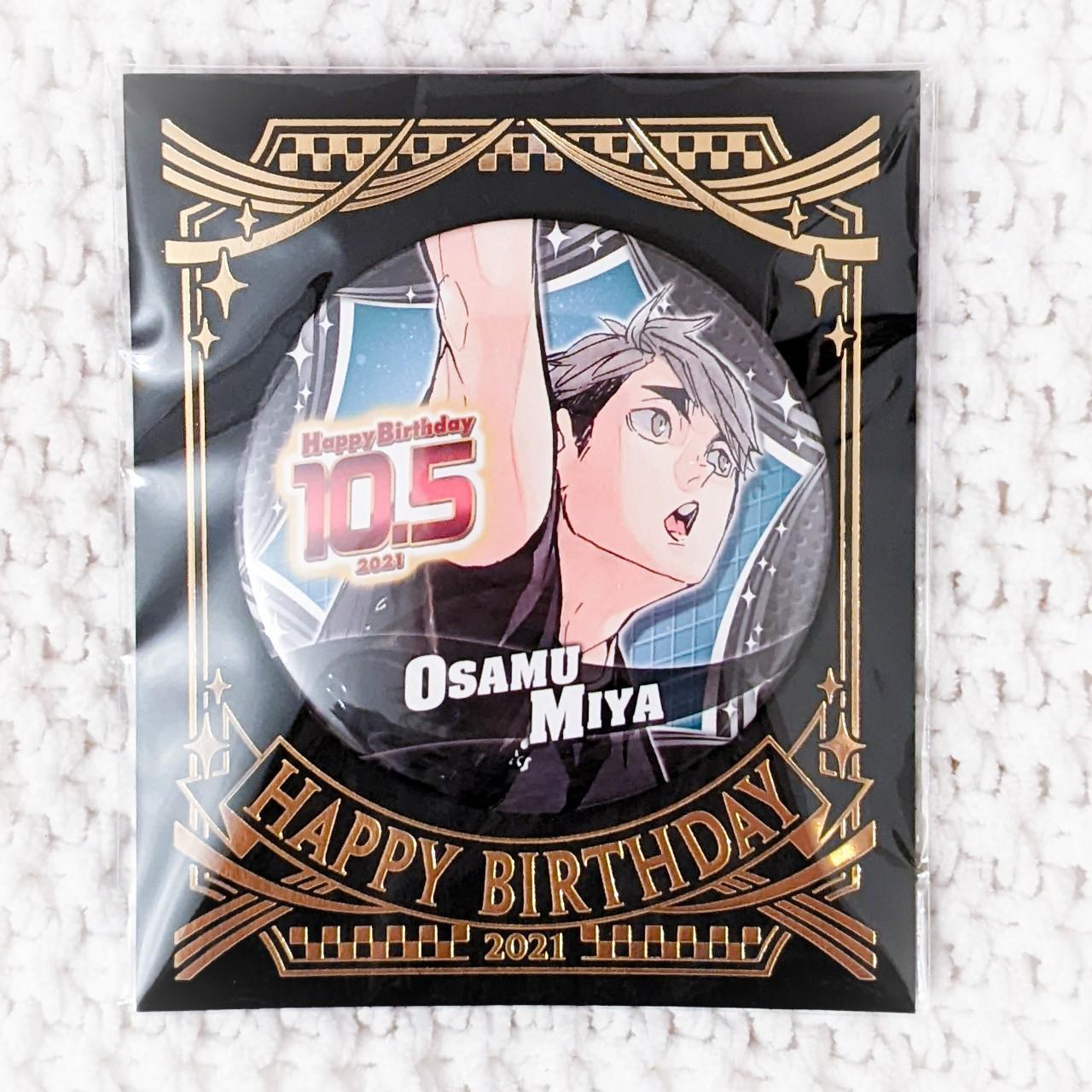 Osamu Miya Haikyuu Anime Jump Shop 2021 Birthday Can Badge Pin Button –  Miokii Shop