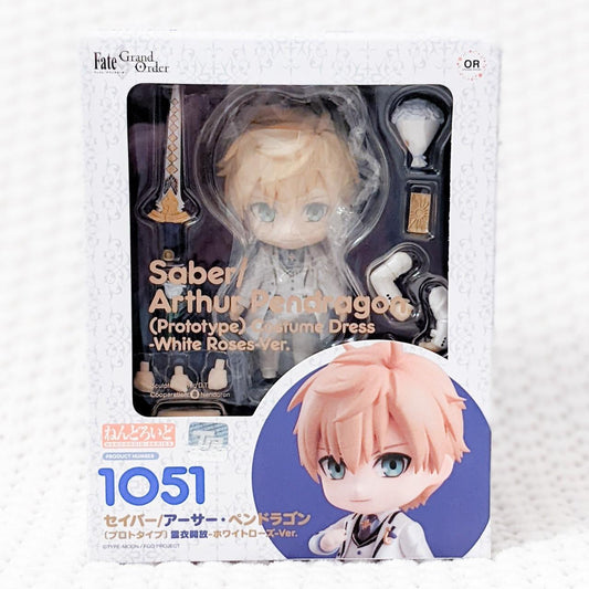 Saber / Arthur Pendragon Fate Grand Order White Roses Costume Nendoroid Figure