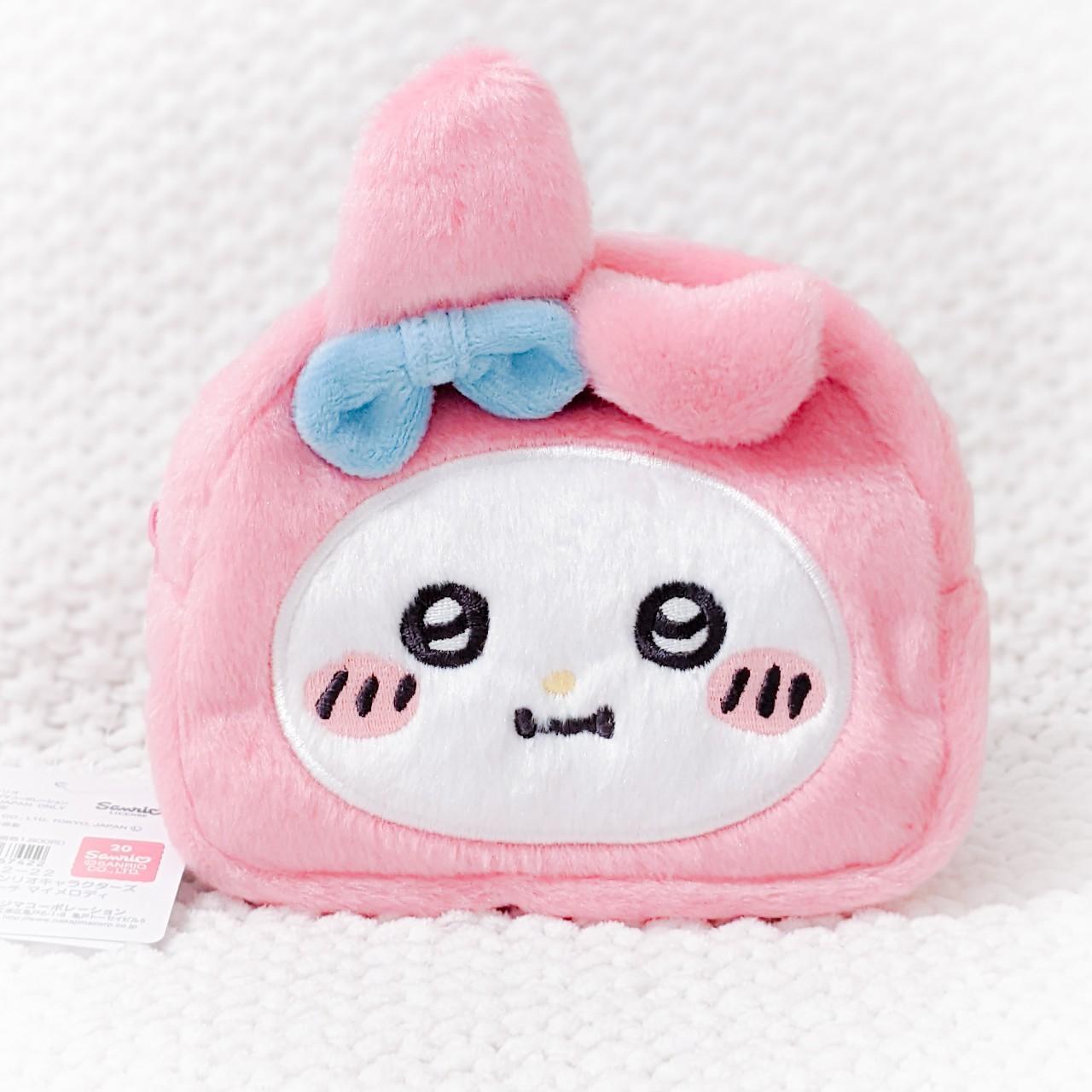My Melody w/ Kuromi Patch Nagano x Sanrio Characters Face Zippered