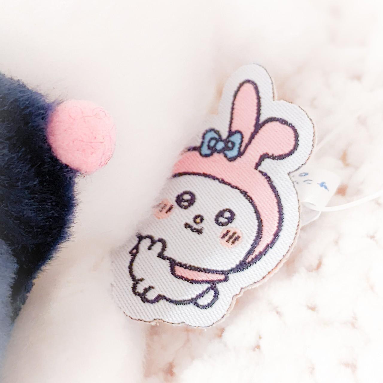 Kuromi w/ My Melody Tag Nagano x Sanrio Characters Collab Nesobri Mini Plush