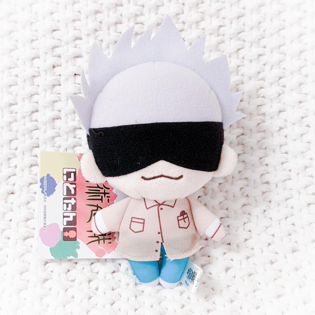 Satoru Gojo Jujutsu Kaisen Anime End Credits Nitotan Mini Plush Keychain
