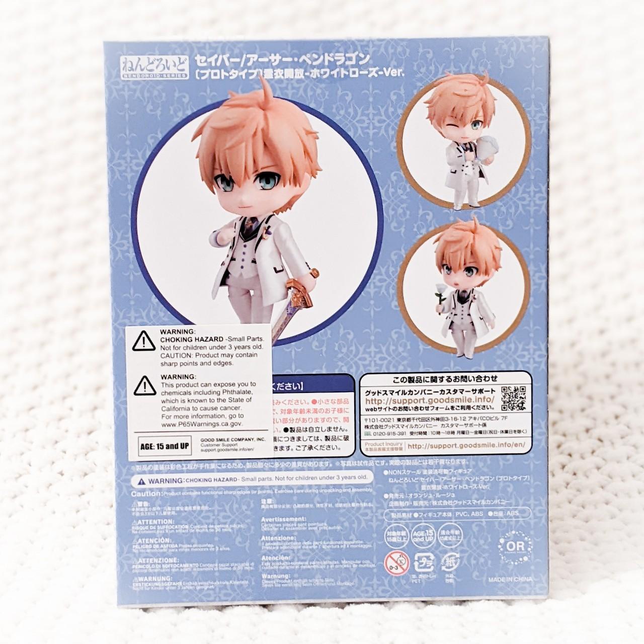 Saber / Arthur Pendragon Fate Grand Order White Roses Costume Nendoroid Figure