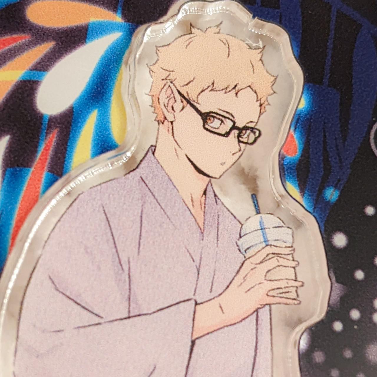 Kei Tsukishima Haikyuu Week in Sendai Yukata Anime Acrylic Figure Stand