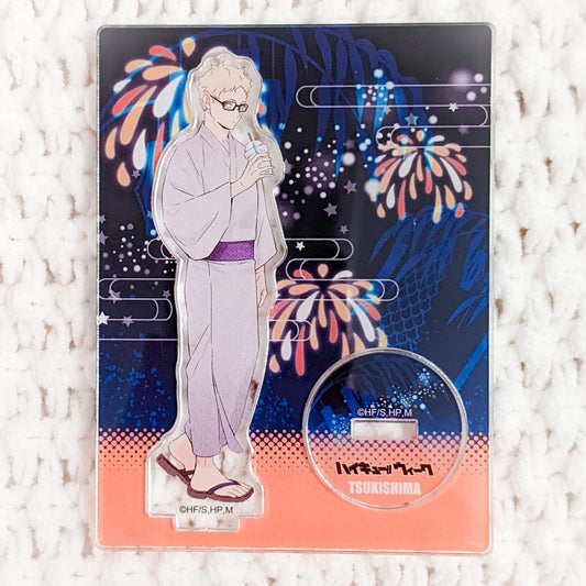 Kei Tsukishima Haikyuu Week in Sendai Yukata Anime Acrylic Figure Stand
