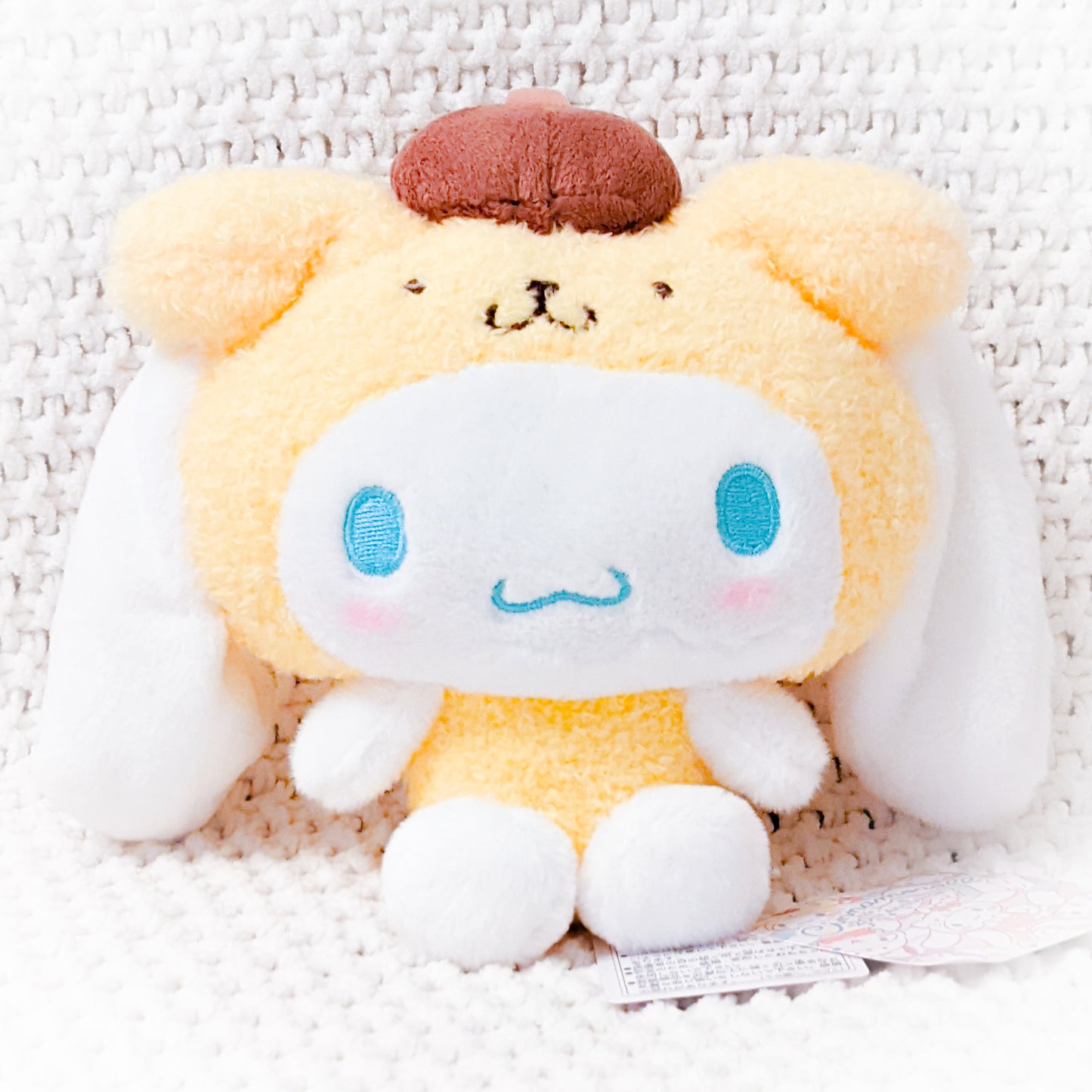 Cinnamoroll x Pompompurin - Cinnamoroll 20th Anniversary Stuffed Plush Sanrio