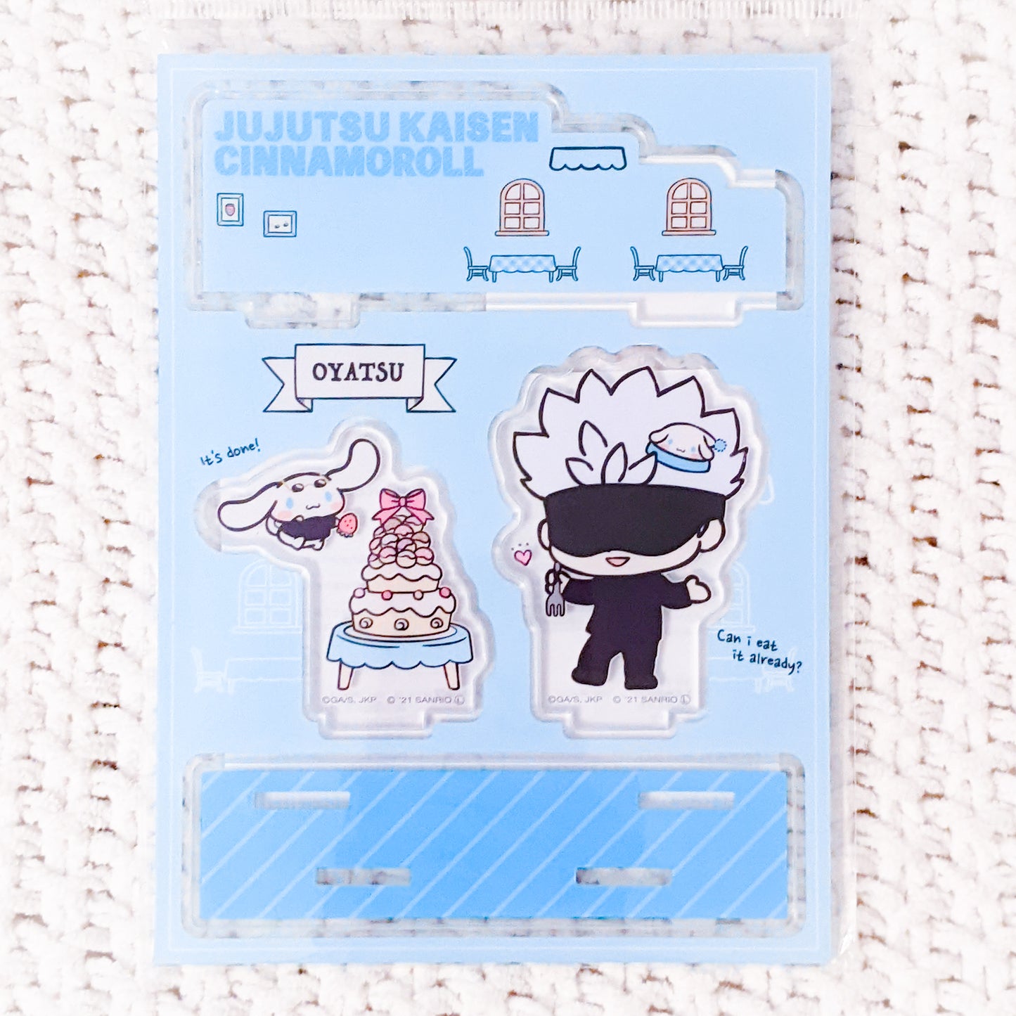 Satoru Gojo & Cinnamoroll - Jujutsu Kaisen 0 Sanrio Collab Acrylic Figure Stand