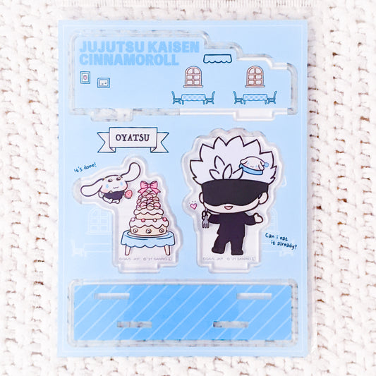 Satoru Gojo & Cinnamoroll - Jujutsu Kaisen 0 Sanrio Collab Acrylic Figure Stand