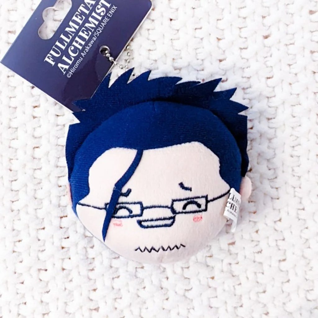 Maes Hughes - Fullmetal Alchemist x Sanrio Round Plush Keychain
