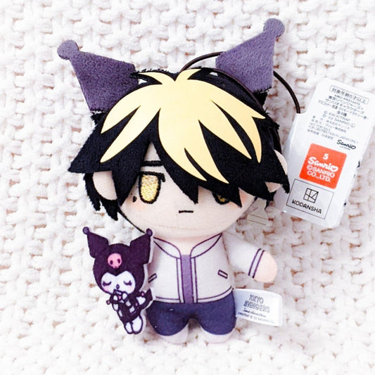 Kazutora Hanemiya x Kuromi - Tokyo Revengers Sanrio Anime Chibi Plush Strap
