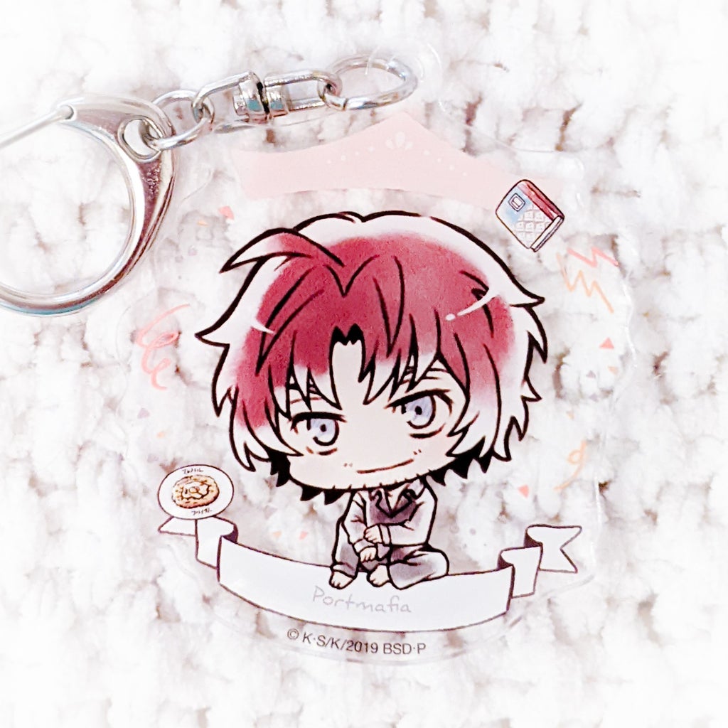 Sakunosuke Oda Bungo Stray Dogs Have Fun! Anime Chibi Acrylic Keychain –  Miokii Shop