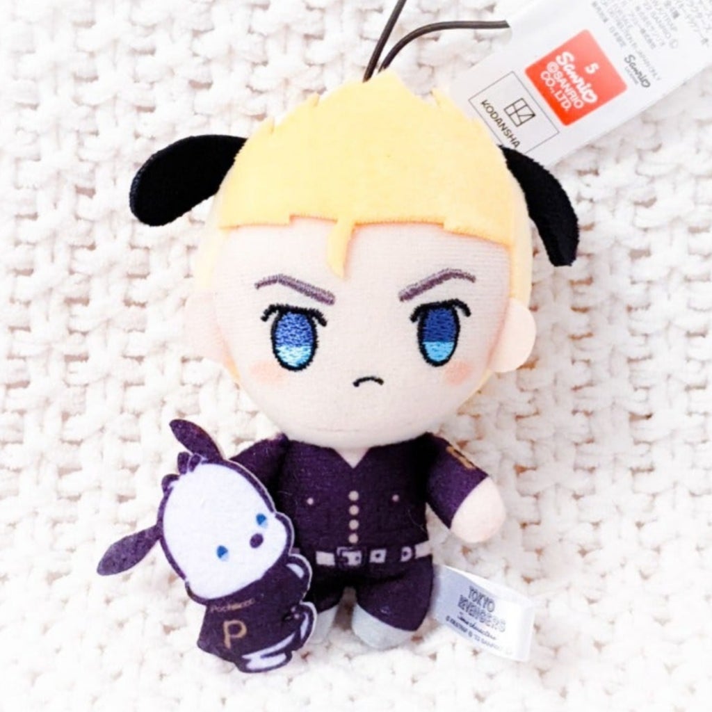 Takemichi Hanagaki x Pochacco - Tokyo Revengers Sanrio Anime Chibi Plush Strap