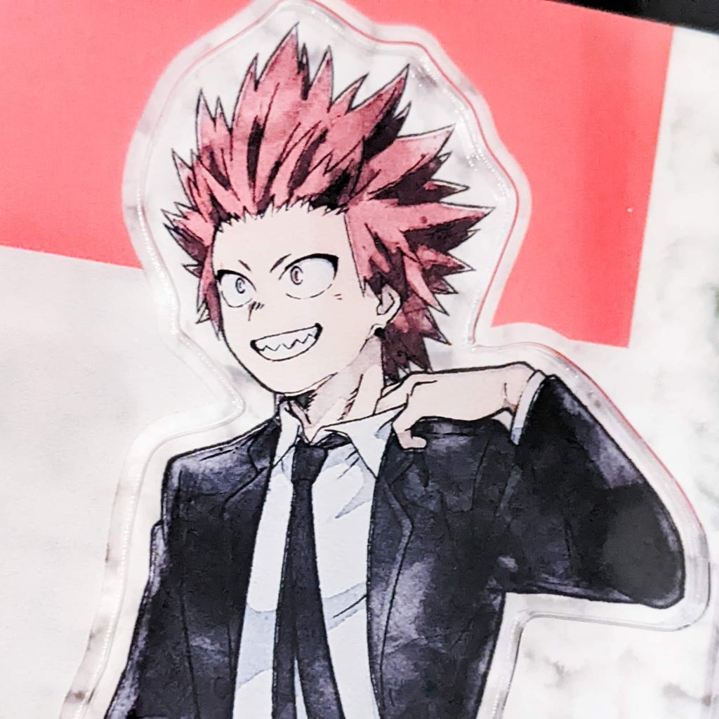 Eijiro Kirishima Suit My Hero Academia Anime Acrylic Figure Stand